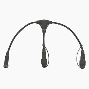 Xmas King XmasKing T rozbočovací kabel pro LED vánoční osvětlení PROFI 2-pin, černá